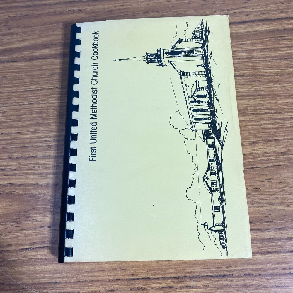Mount Vernon Texas First United Methodist Church Cookbook VTG Comb Local